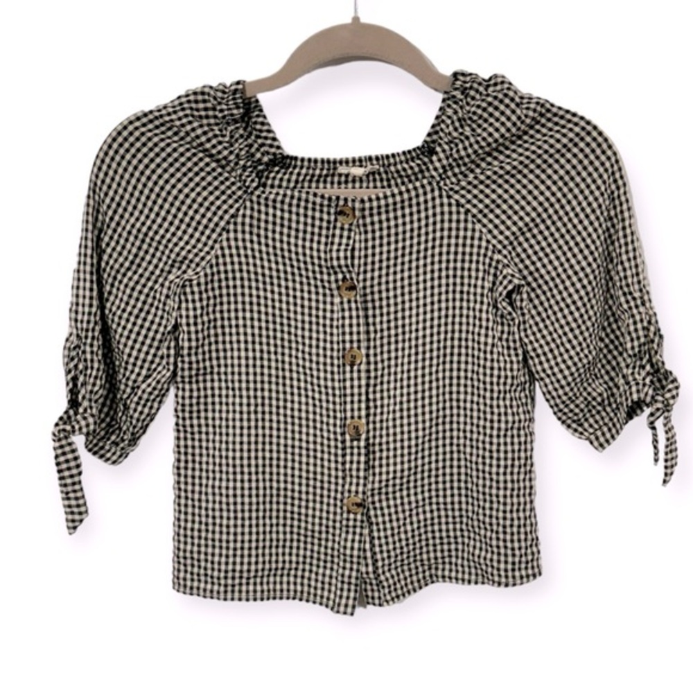 Hayden Girls Button Down Blouse Size S